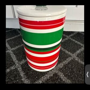 New Kate spade Christmas canister